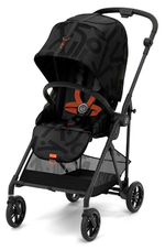Коляска 2 в 1 Cybex Melio Street Real Black с дождевиком