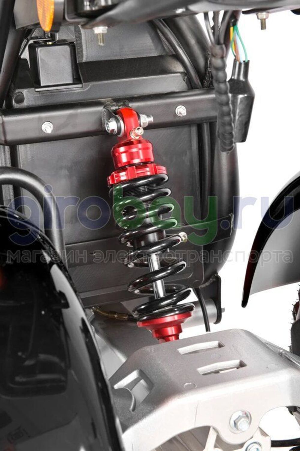 Электроскутер WHITE SIBERIA IKRA 5000w - (Черный) фото 11 фото №13