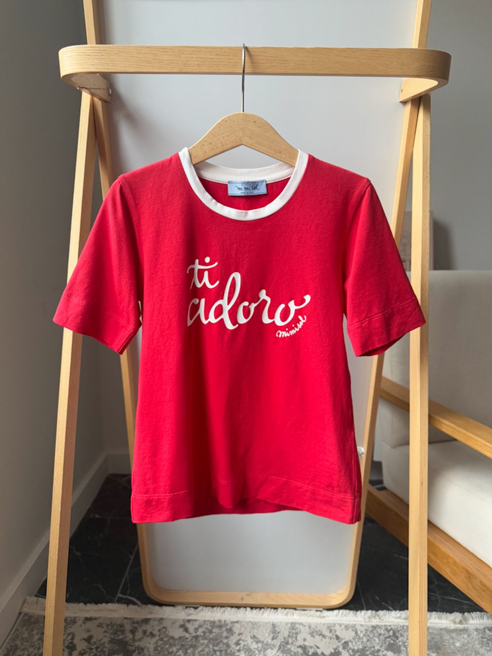 Хлопковая футболка Mimisol, 128