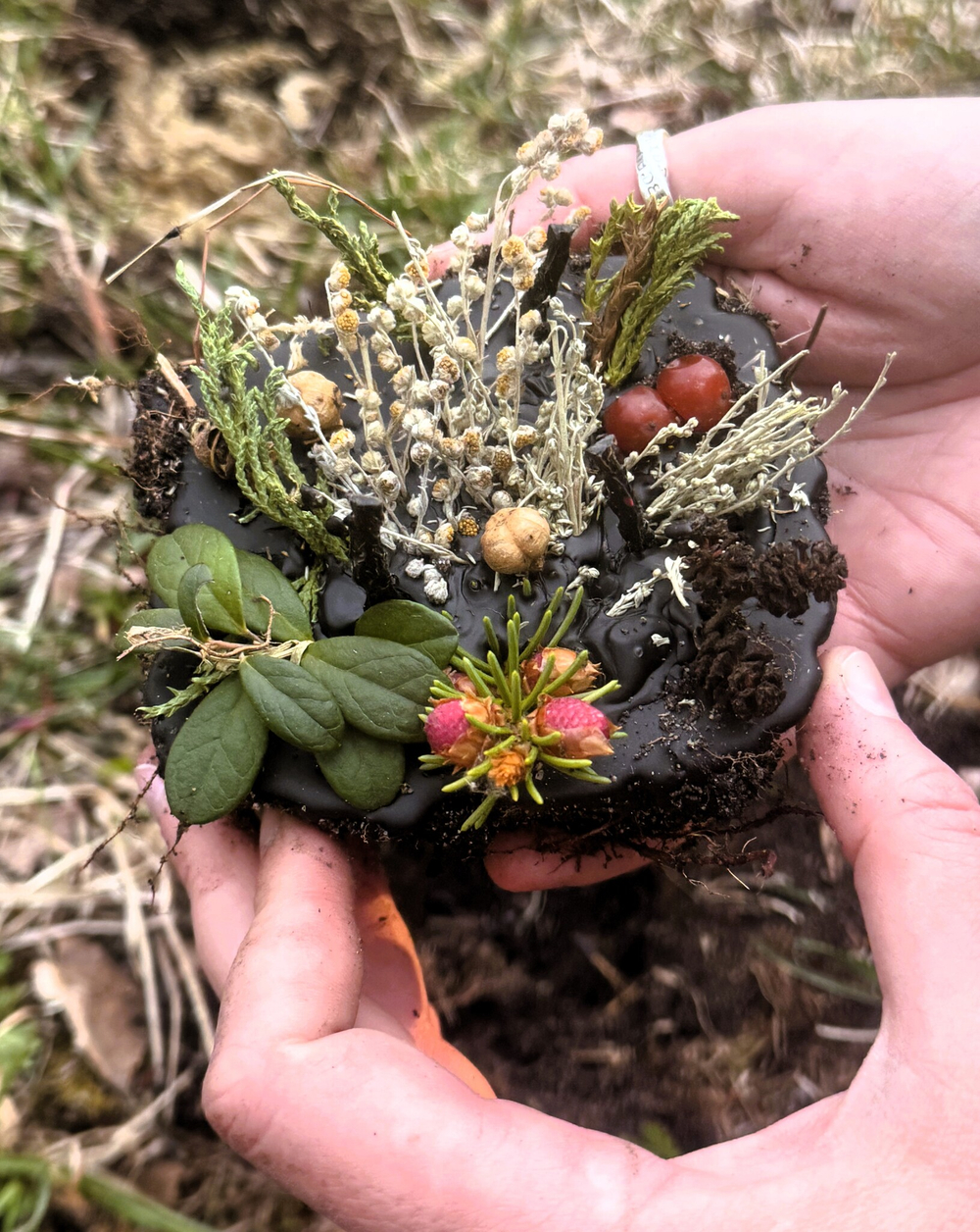 Земляная Свеча. Маленькая Черная. Материализация. Очищение и Гармония + ПОДАРОК