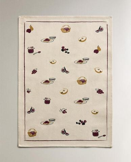 ZARA HOME НАБОР КУХОННЫХ ПОЛОТЕНЕЦ (НАБОР ИЗ 2 ШТ.), КОРИЧНЕВЫЙ