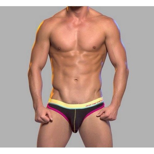 Мужские трусы брифы черные Retro Pop Reveal Andrew Christian Black  AC9612