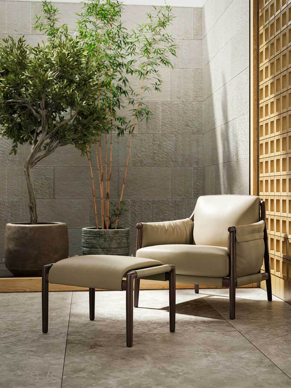 Шезлонг Poltrona Frau Times Lounge