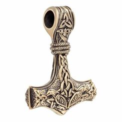 Молот Тора большой - подвеска из бронзы