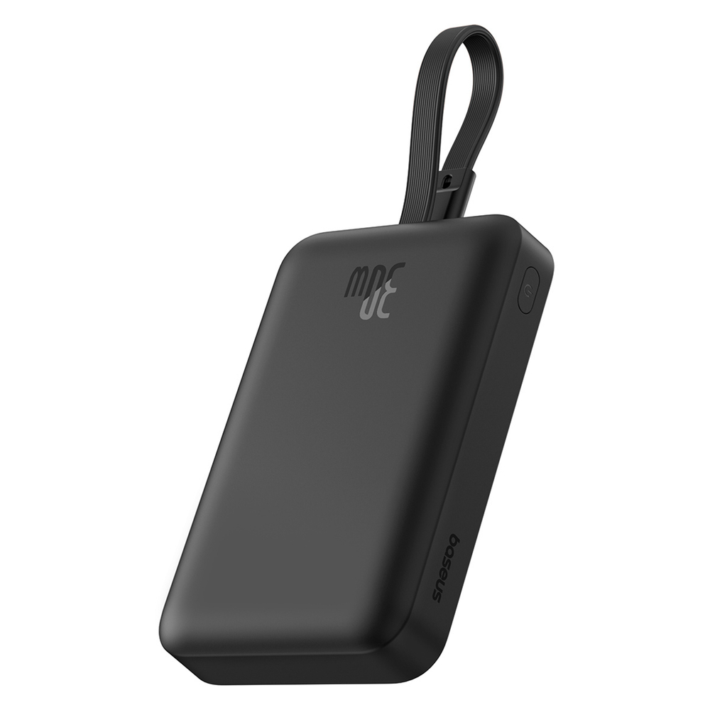 Внешний аккумулятор + Беспроводная зарядка Baseus Magnetic Mini Type-C Edition 2C+Qi 10000mAh 30W (MagSafe) - Cluster Black