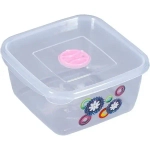 Бутербродница СВЧ Квадр. 1л (Прозрачный)