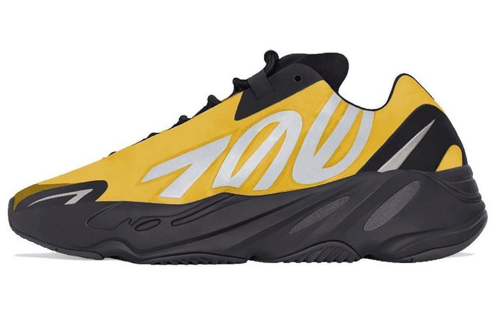 Adidas originals Yeezy Boost 700 MNVN Honey Honey Flux trend all-match non-slip wear-resistant low-cut daddy shoes for men and women the same style black and yellow