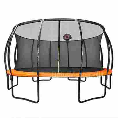 Батут с сеткой и баскетбольным кольцом, диаметр 10 фт