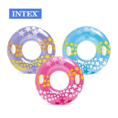 Круг для плавания с ручками 91см, цвет микс, от 9 лет, 59256NP