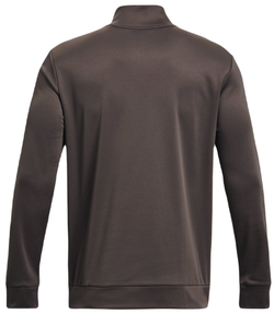 Куртка теннисная Under Armour Men's Armour Fleece 1/4 Zip - fresh clay/black
