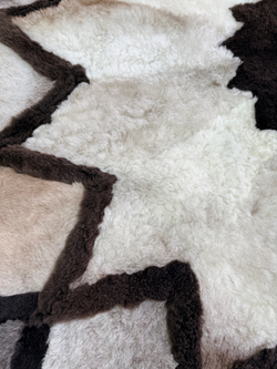 Ковер шкура натуральная овчина меховой