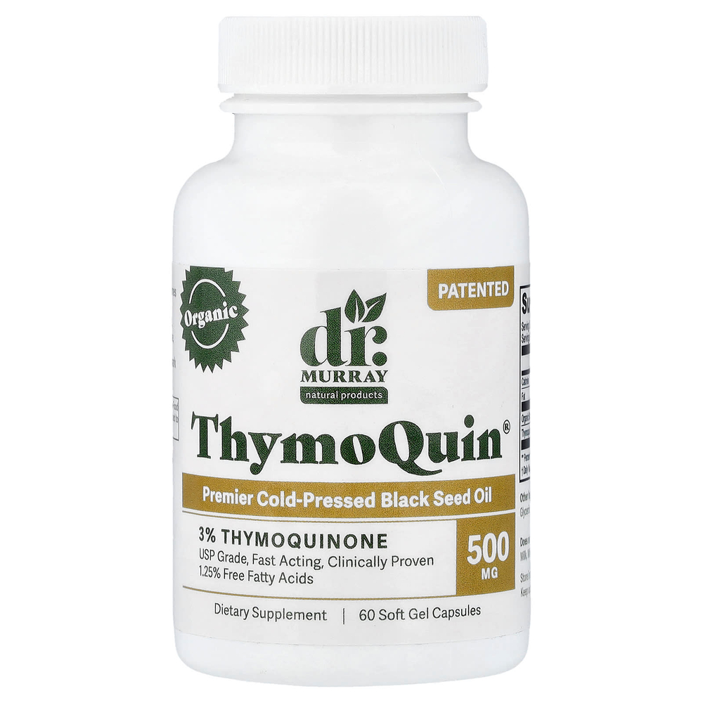 Dr. Murray's, ThymoQuin®, 500 мг, 60 мягких гелевых капсул