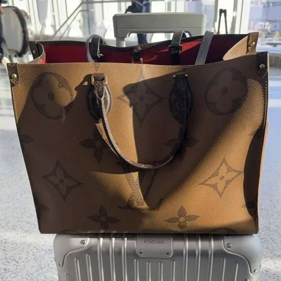 Сумка Louis Vuitton Onthego коричневый/бежевый