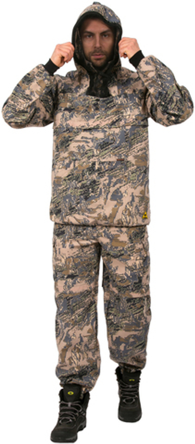 Костюм Антигнус-Люкс с ловушками (тк.Смесовая) Huntsman, КМФ лабиринт (48-50 р.170-176)