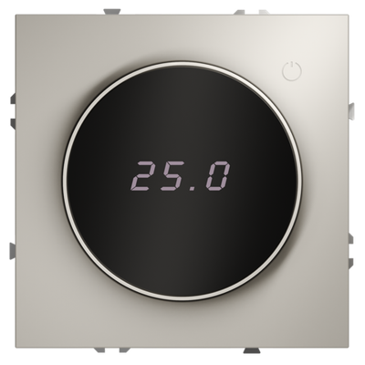 Терморегулятор электронный VOLTUM S70 с индикацией и датчиком, для теплого пола, (кашемир)