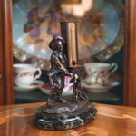 Жанровая композиция с термометром «Мальчик с шарманкой»