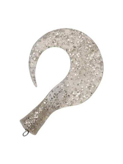 Запасной хвост Abu Garcia Svartzonker McMio Spare Tail Small, 7,2 см, 3 шт, Silver Glitter