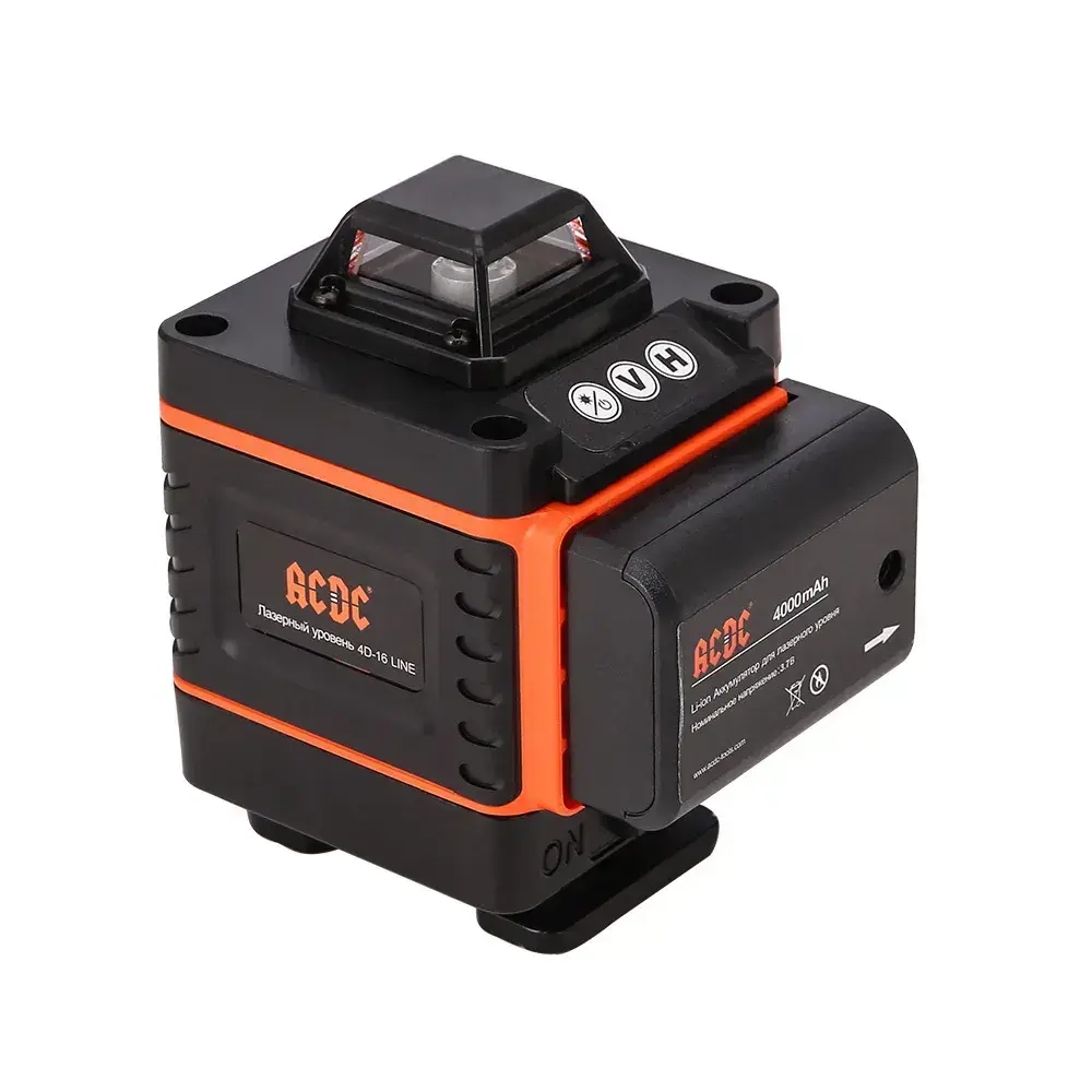 Лазерный нивелир ACDC NL-4816G (16 лучей, лазер - зеленый, Li-ion - 1шт., кейс)