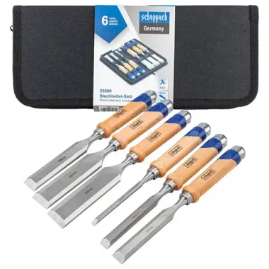Стамески, набор 6пр. Scheppach Sch-25500