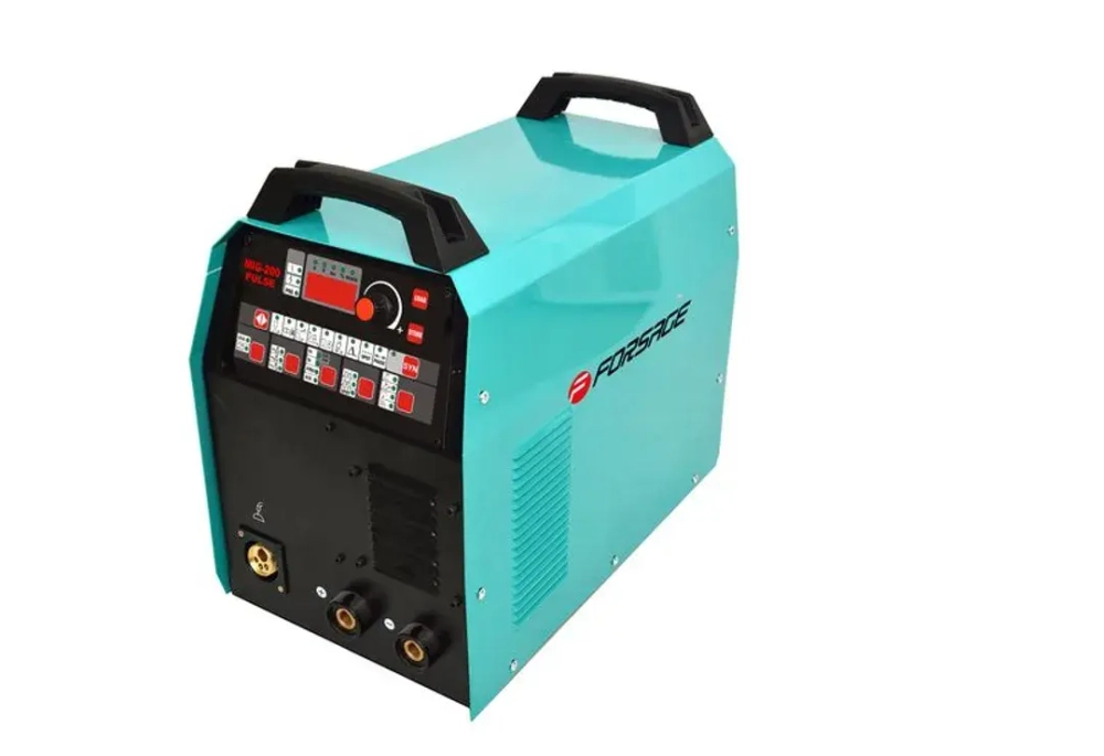 Сварочный аппарат Profi MIG, MMA, TIG (220V, холостой ход 65V,6.0кВт, 5-200А, электрод 1,6-4мм, проволока 0.6-1.2мм, к-т мощности 0.7, цифр. табло) Forsage F-MIG200 PULSE