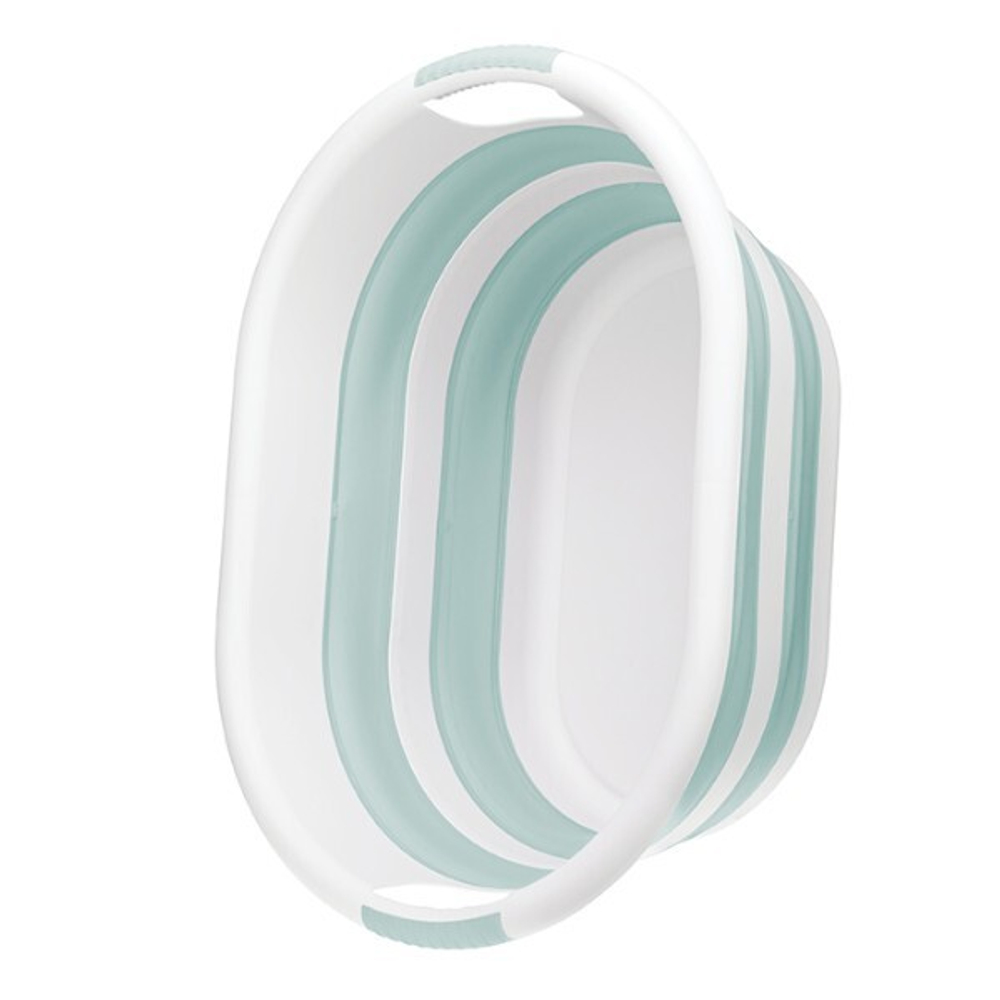 Таз ФЛЕКС 17,5 л овальный складной с ручками, материал- полипропилен, ТЭП М2503