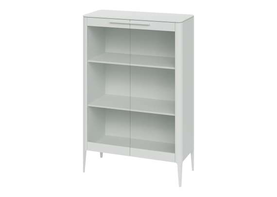 Витрина Type стеклянная высота 150 см (белый)