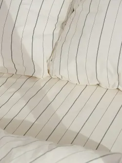 Наволочка комплект 2шт перкаль Сказка "Полоски Эко" 40х40 см на молнии