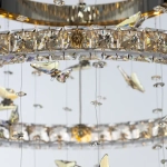 Подвесная светодиодная люстра Citilux Etera CL322090