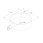 Раковина накладная, круглая, 40 см AM.PM Func M8FWCC40400WG