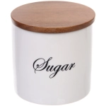 Банка для хранения керамическая «White magic» 500мл 10*10,5см для сахара