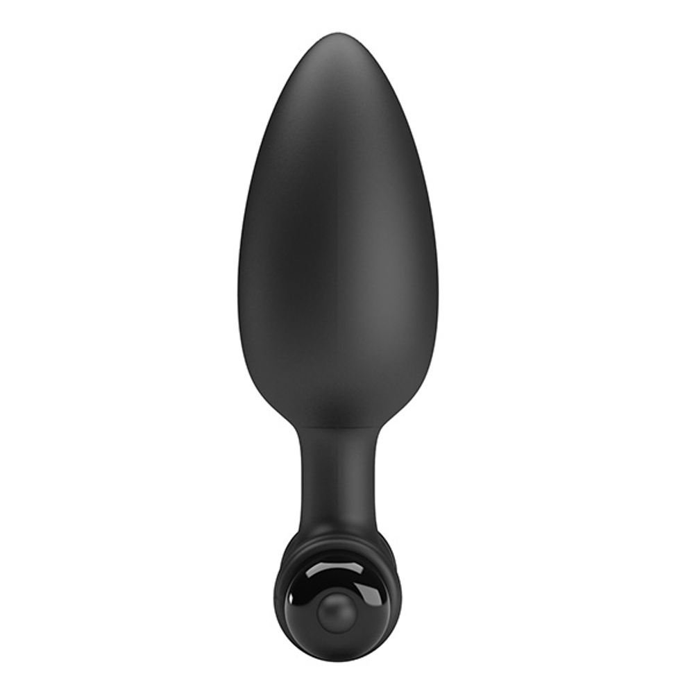 Черная анальная вибропробка 11,8см Mr.Play Vibrating Anal Plug BI-040107-MR