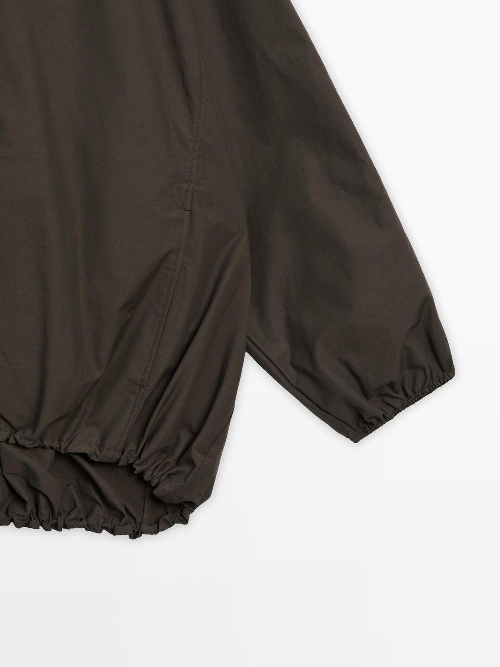 Massimo Dutti Парка из смесового хлопка объемной формы, коричневый