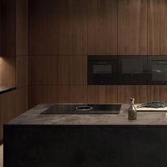 Индукционная стеклокерамич. панель с вытяжкой Elica NIKOLATESLA HP EVO BL/A/83