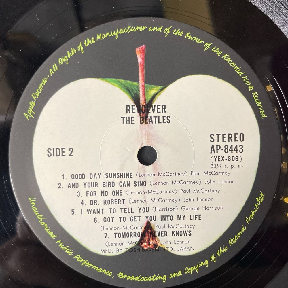 Винтажная виниловая пластинка LP The Beatles Revolver (Japan 1974) (Obi) Love You To