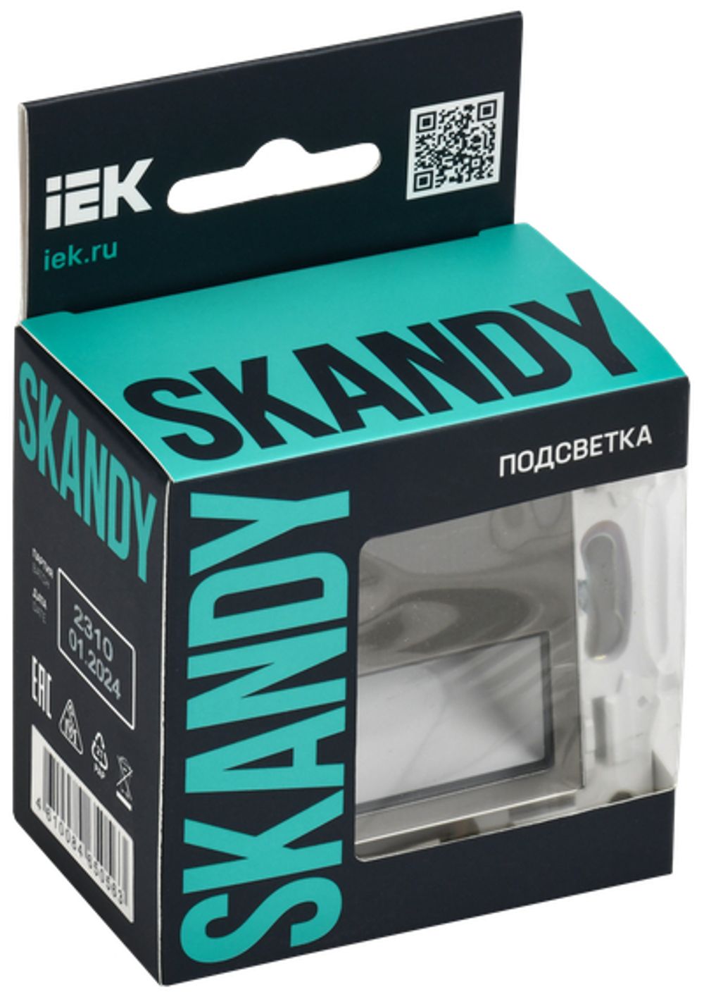 SKANDY Подсветка LED встраиваемая SK-L01N металл никель IEK