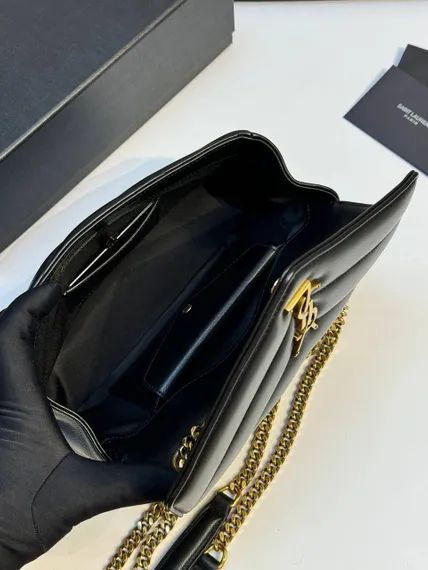 Сумка Saint Laurent Loulou, черный