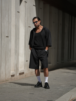 Шорты широкие | black