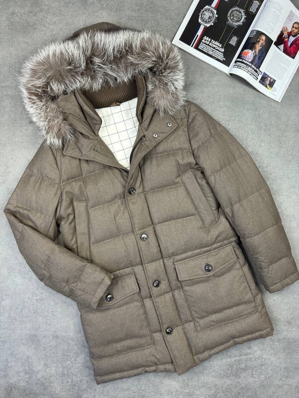 Кашемировый пуховик Loro Piana