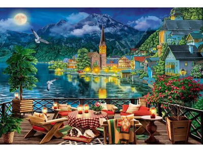 Картина по номерам 30х40см. "Озеро в Гельштате" (Арт. ХК-0896)