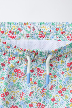 ZARA ПЛАВКИ-БЕРМУДЫ С ЦВЕТОЧНЫМ ПРИНТОМ, РАЗНОЦВЕТНЫЙ