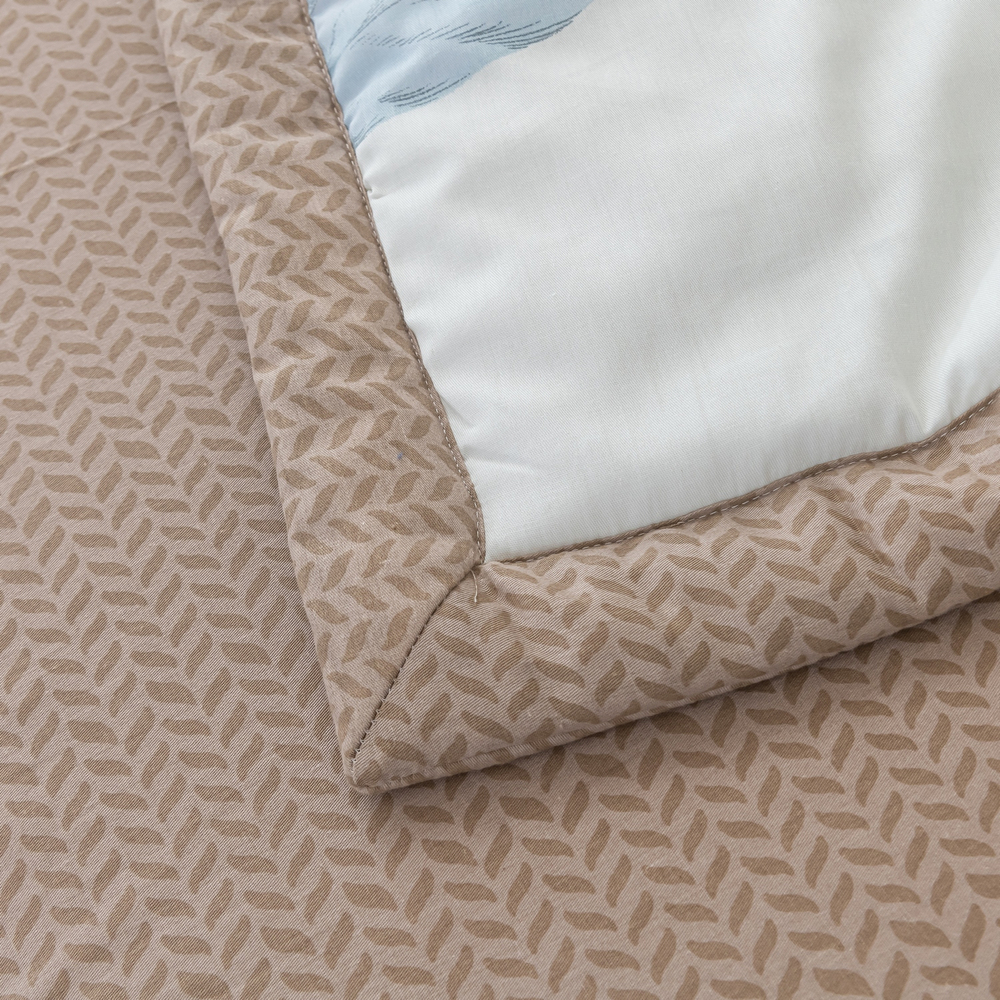 Комплект постельного белья Сатин с Одеялом 100% хлопок 160x80 на резинке OBR150