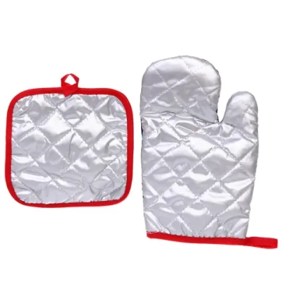 Прихватка в наборе с прихваткой-варежкой «Новогодний хоровод» 25,5*16 см, 17*17 см