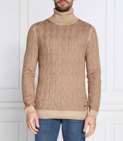 Хлопковый гольф Joop! - светло-коричневый(30032474)