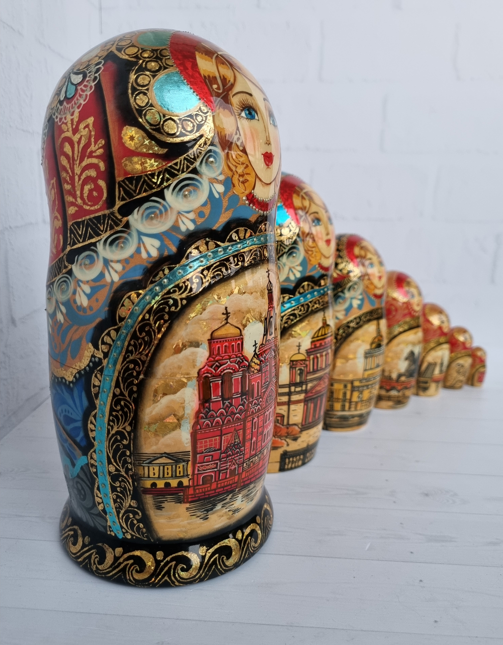 Матрешка "с видами города "  7мест