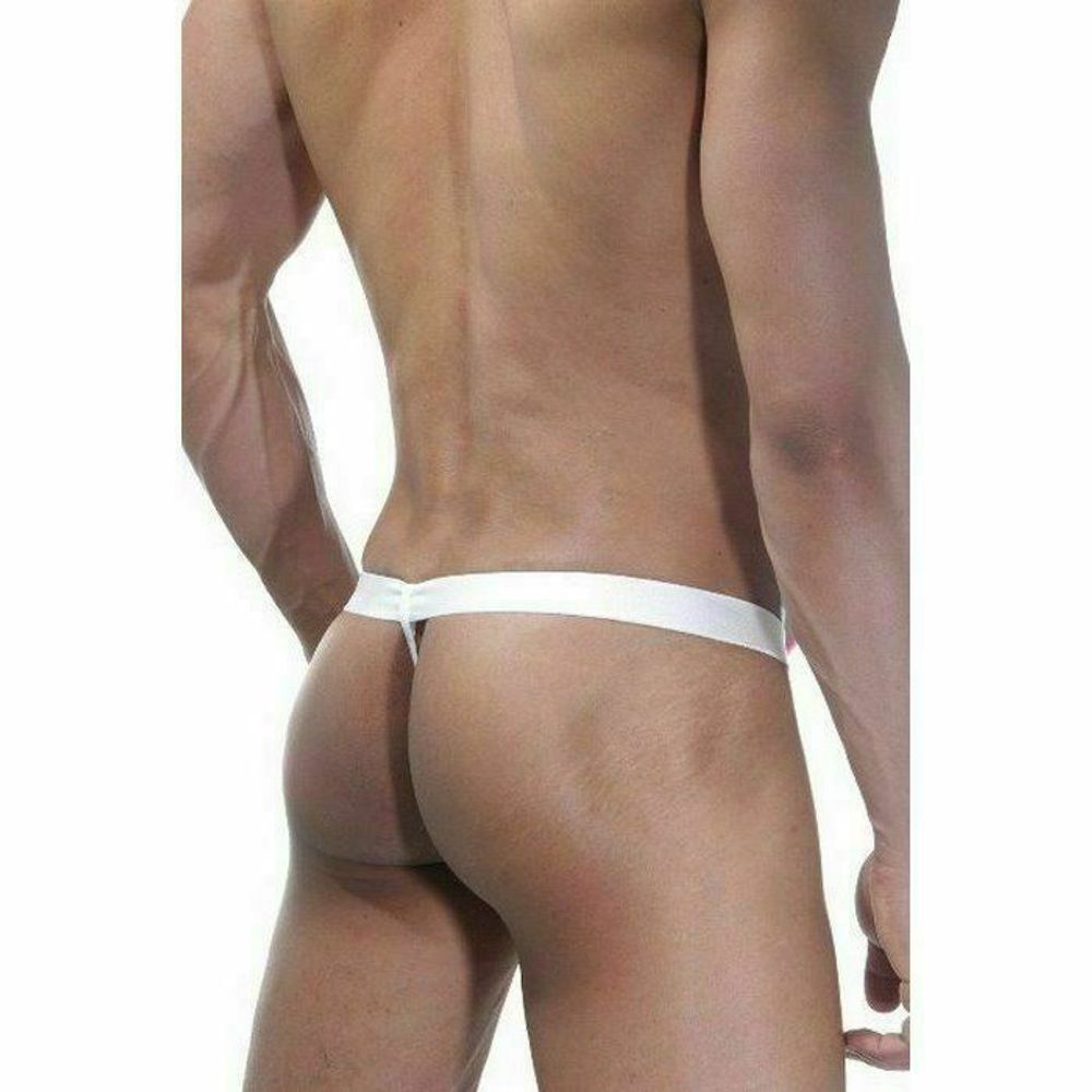 Мужские трусы стринги синие в сетку La Blinque LB15154