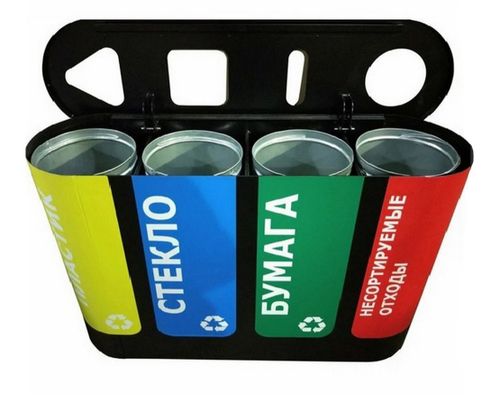 Урна для раздельного сбора мусора ПА044