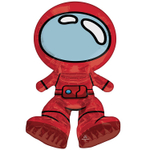 Шар Фольгированный Космонавтик среди нас (Красный)