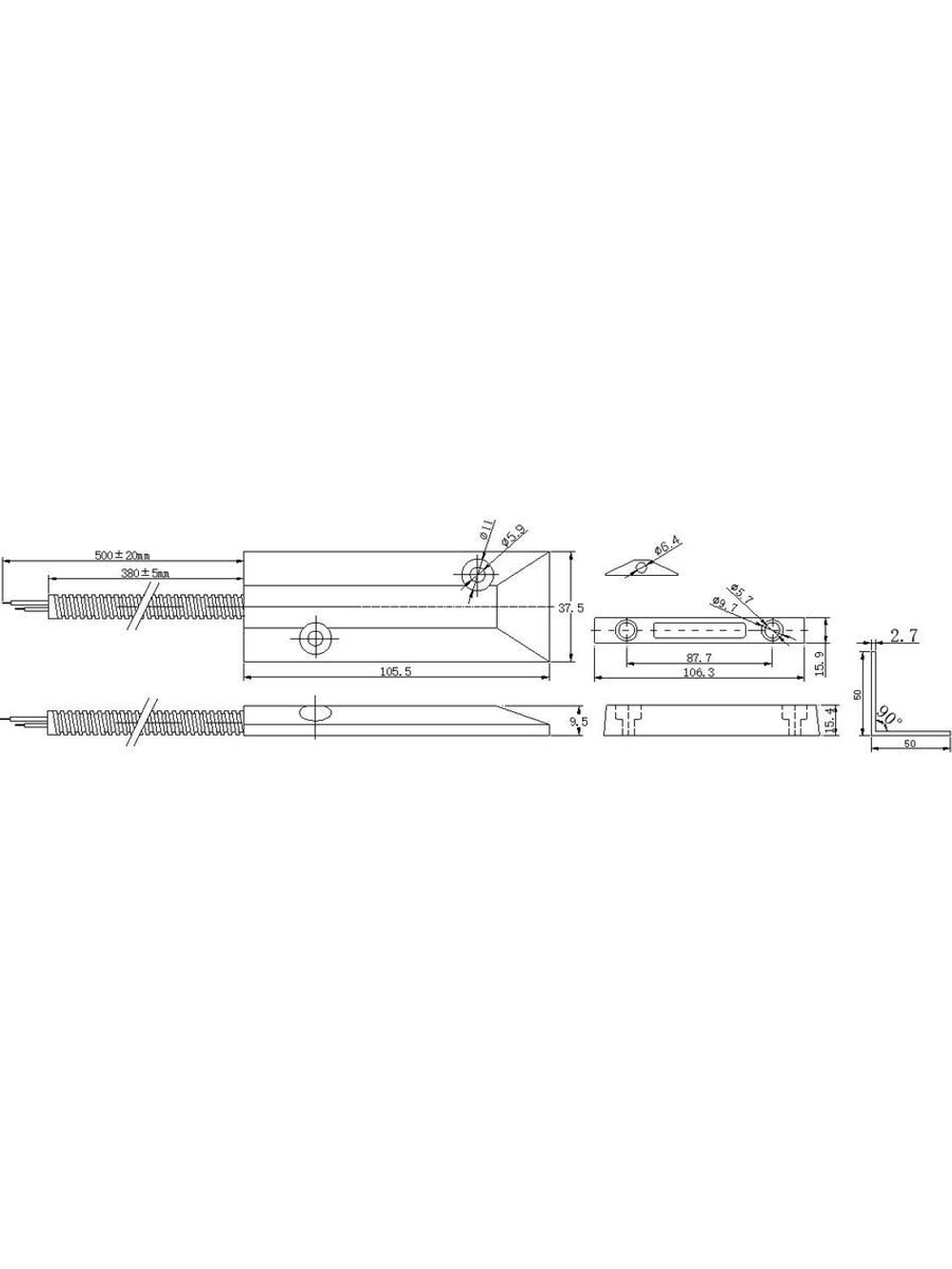 ST-DM141NO-SL Извещатель магнитоконтактный