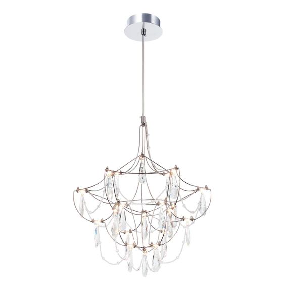 Подвесная светодиодная люстра Modelux Premium ML.5601.400P СН