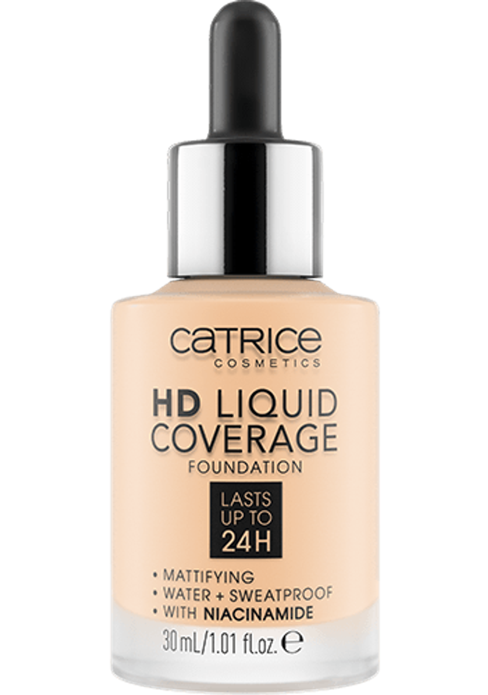 Тональная основа CATRICE HD Liquid Coverage - Porcelain Beige 002